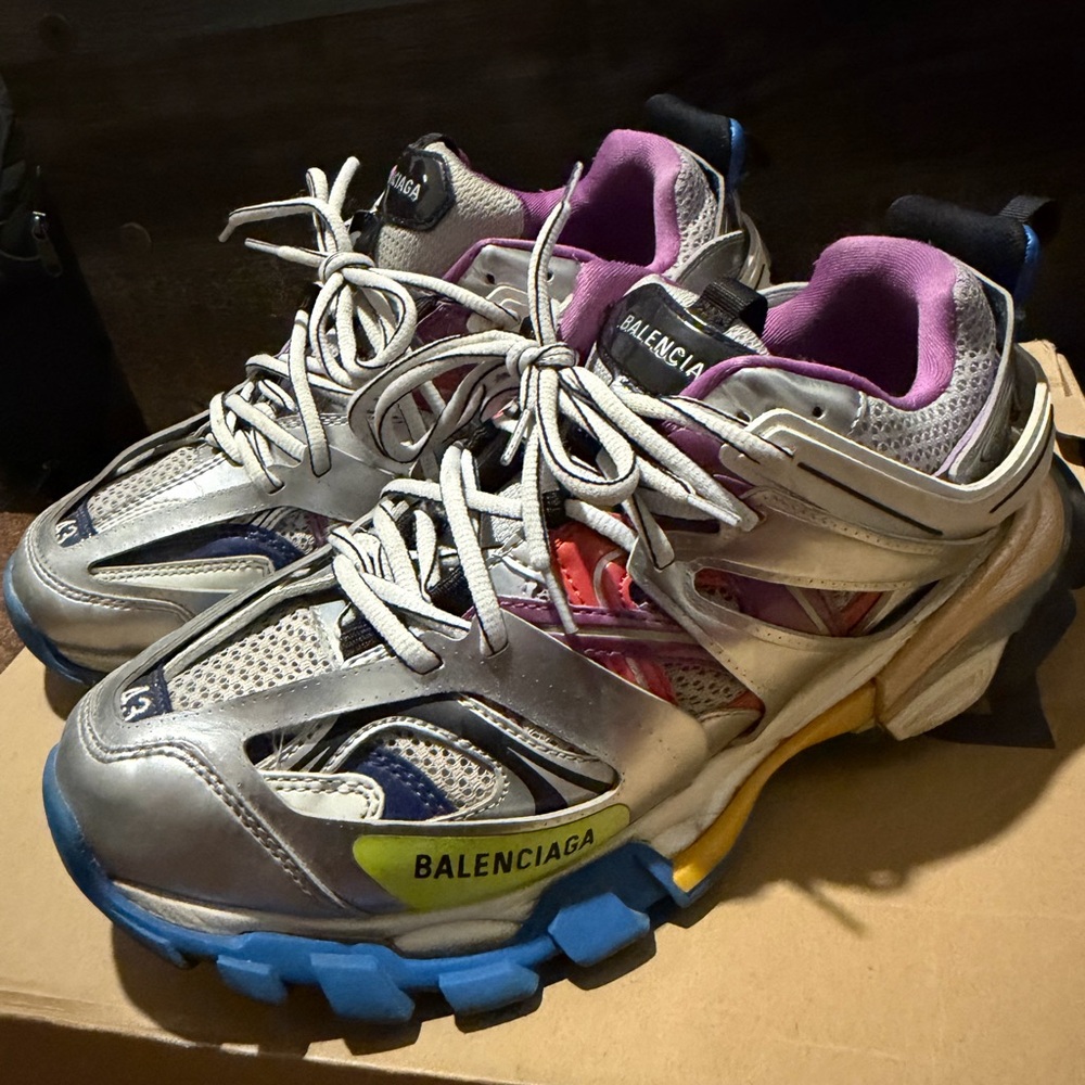 Balenciaga mens Multicolor Tracks - multi color metallic - Picture 2 of 6